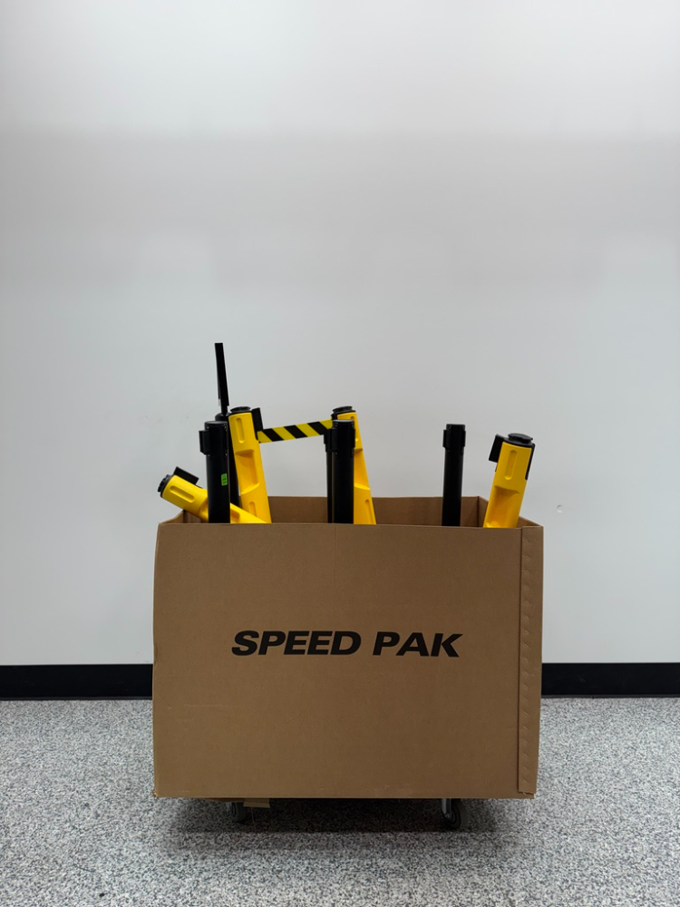 Image of Retractable Belt Stanchions Quantity 9